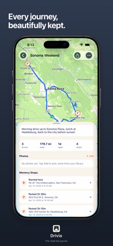 Drivio - Road Trip Journal Screenshot 2 of 5