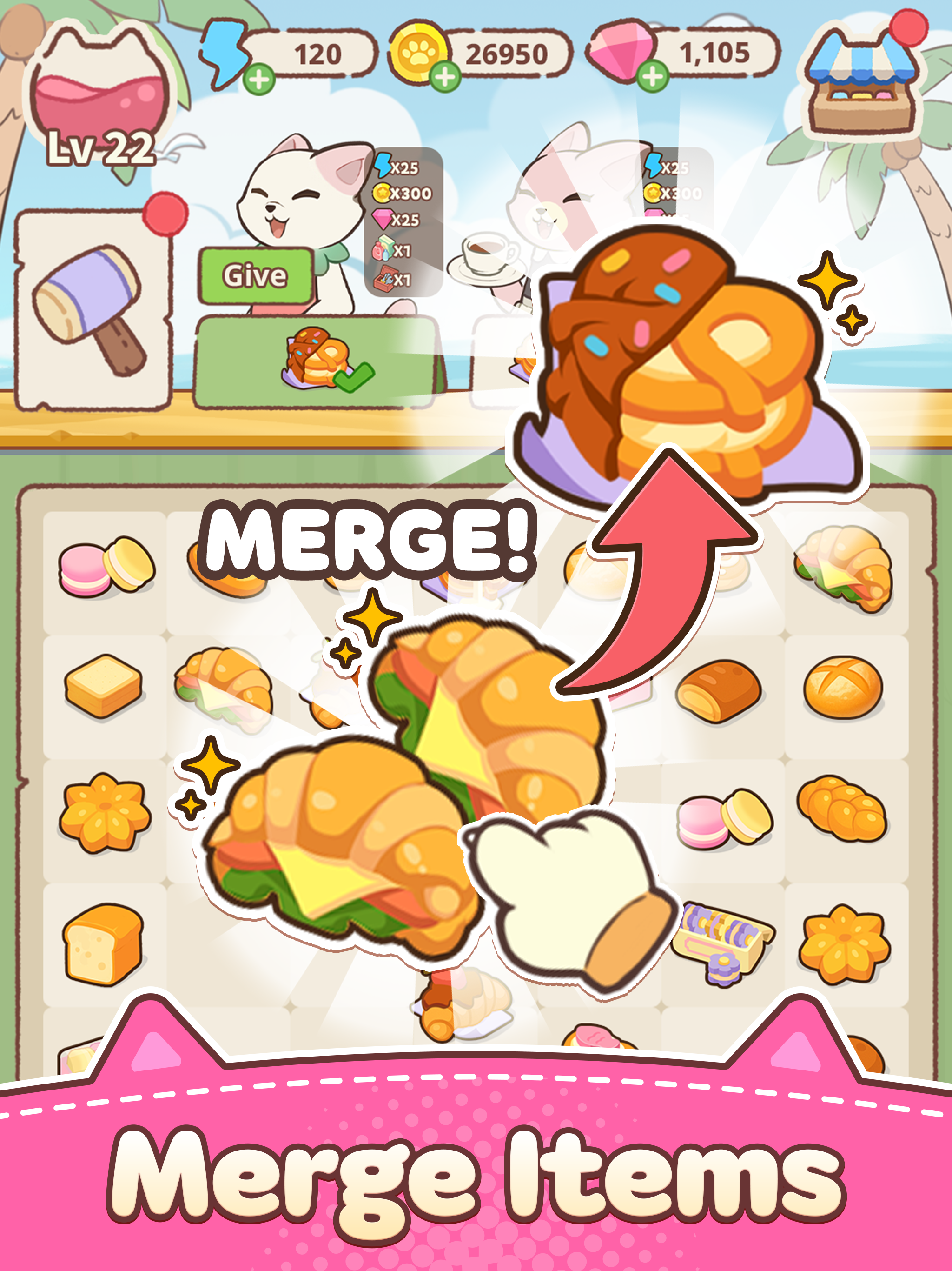 Merge Cat Town