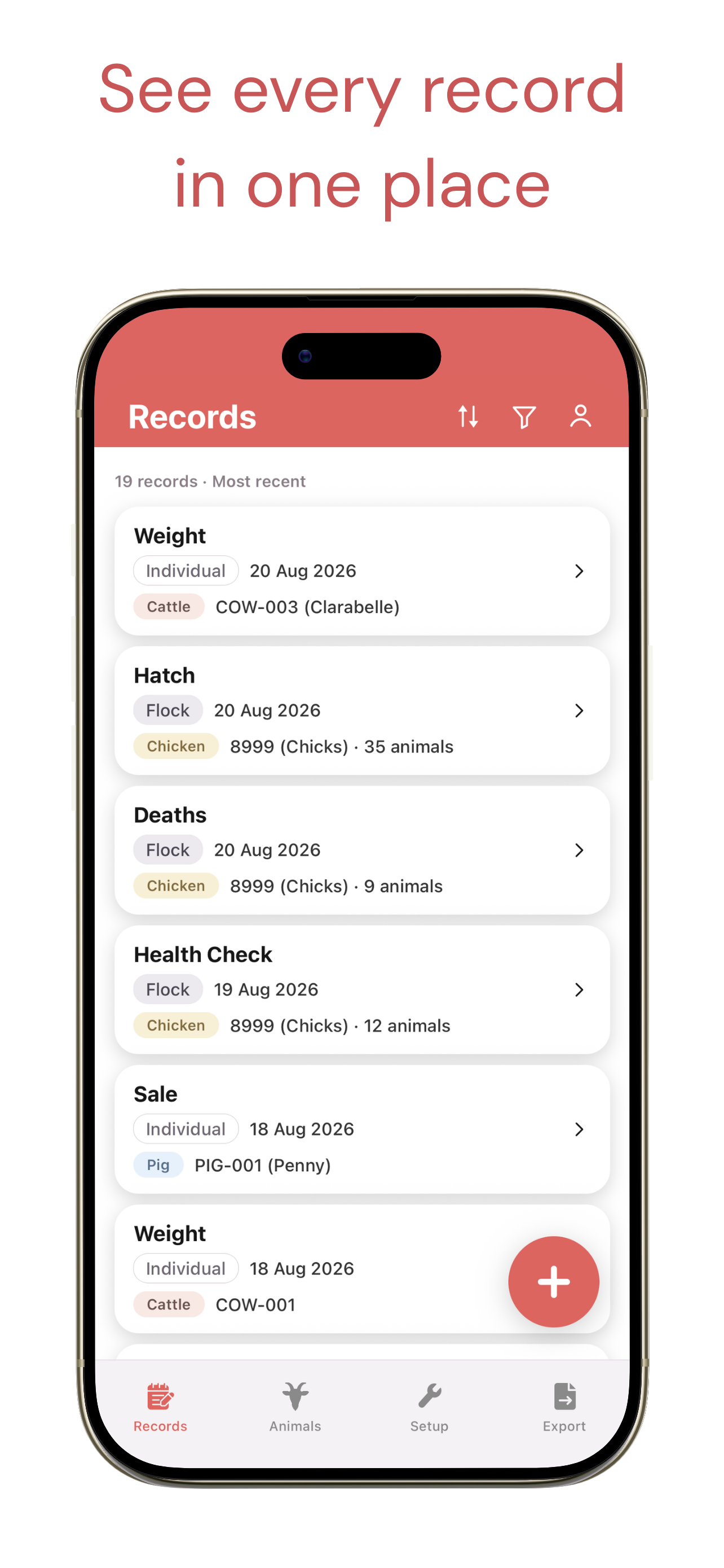 LivestockBook: Animal Records screenshot 2