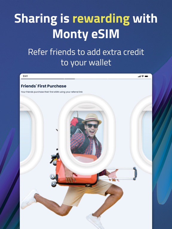 Monty eSIM: Travel Internet iPad screenshot 5 - Travel app