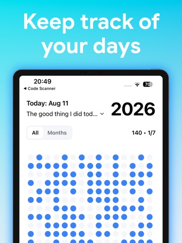 Daily Tracker: One Day iPad screenshot