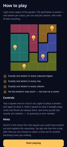 Lanterna Grid iPhone screenshot