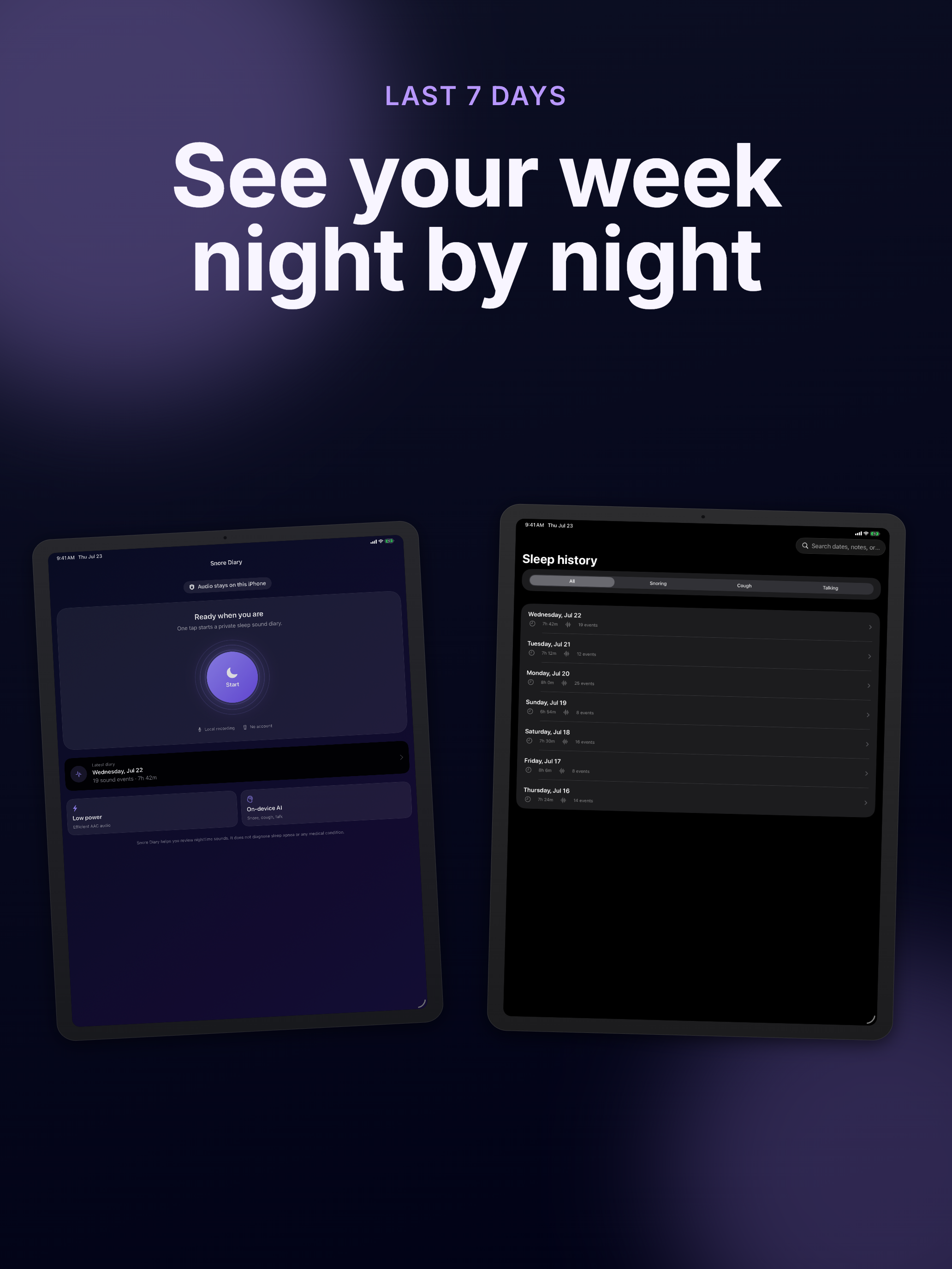 Snore Diary screenshot 8