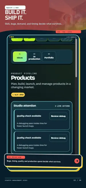 Equity & Ego: Startup Story screenshot 3