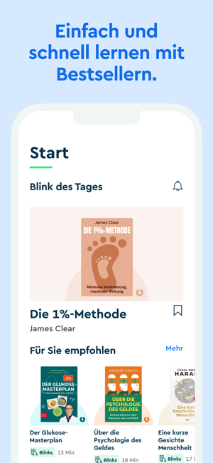 ?Blinkist: Buchzusammenfassung Screenshot