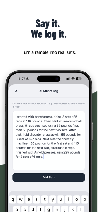 Fitento: Track Workout & Macro Screenshot 5 of 8