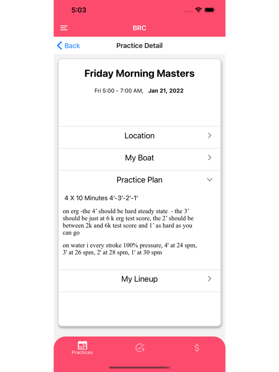 Screenshot #6 pour Boathouse Connect - Athlete
