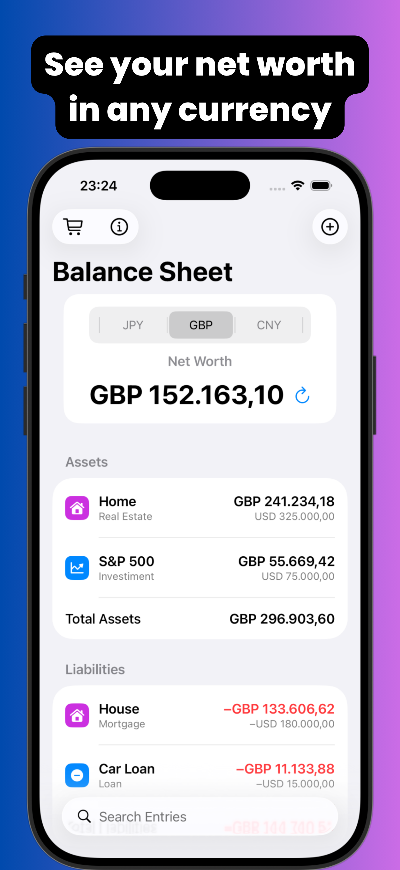 Wealthio: Net Worth Tracker screenshot 4