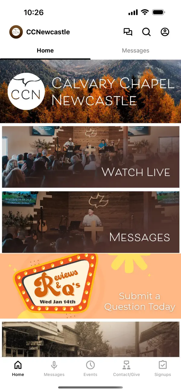 Screenshot #1 pour Calvary Chapel Newcastle