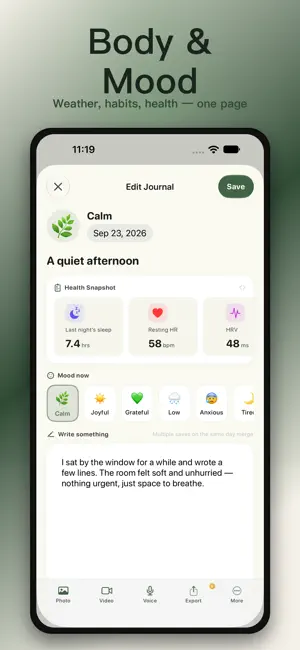 Treelet Diary: AI Mood Journal screenshot 3