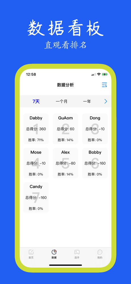 友友计分宝-本地记录比分记账精灵 screenshot 2