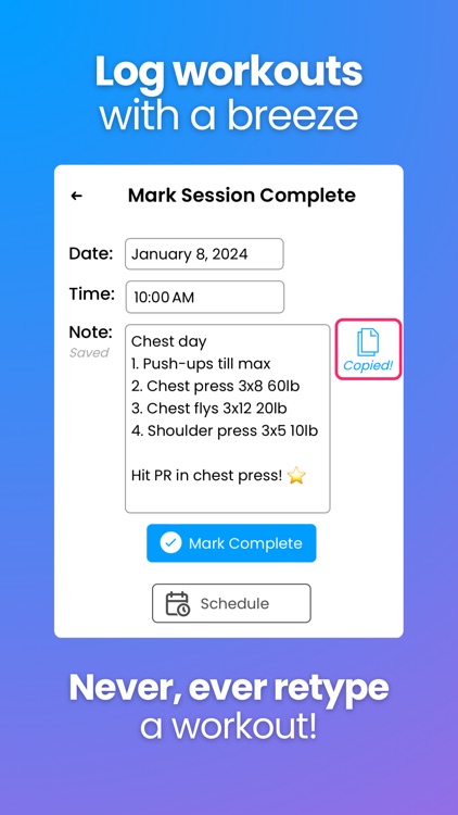 Client Progress Tracker EZbook screenshot-5