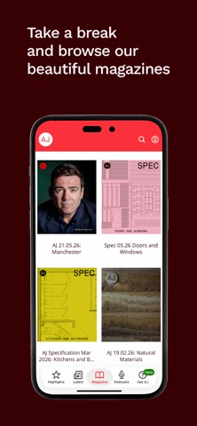 Architects’ Journal iPhone screenshot