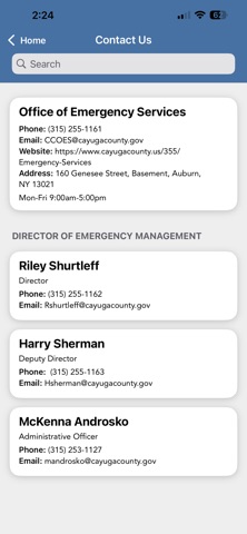 Cayuga County OES Screenshot 2 of 3