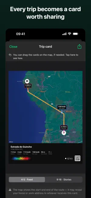 RoadMetric screenshot 1