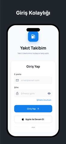 Yakıt Takibim: Tüketim & Gider screenshot