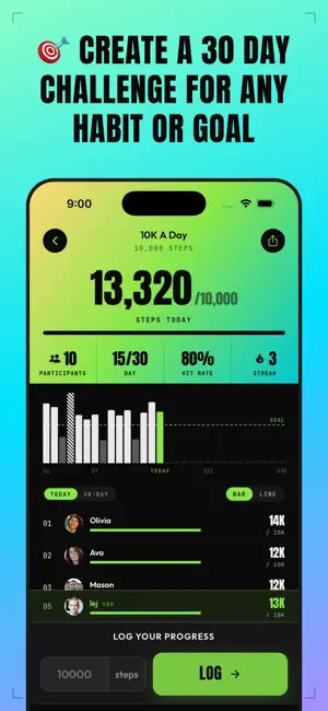 Challenger: Habit Tracker screenshot 1