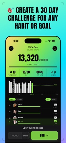 Challenger: Habit Tracker iPhone screenshot