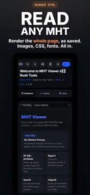 MHT Reader · Document Viewer screenshot 2