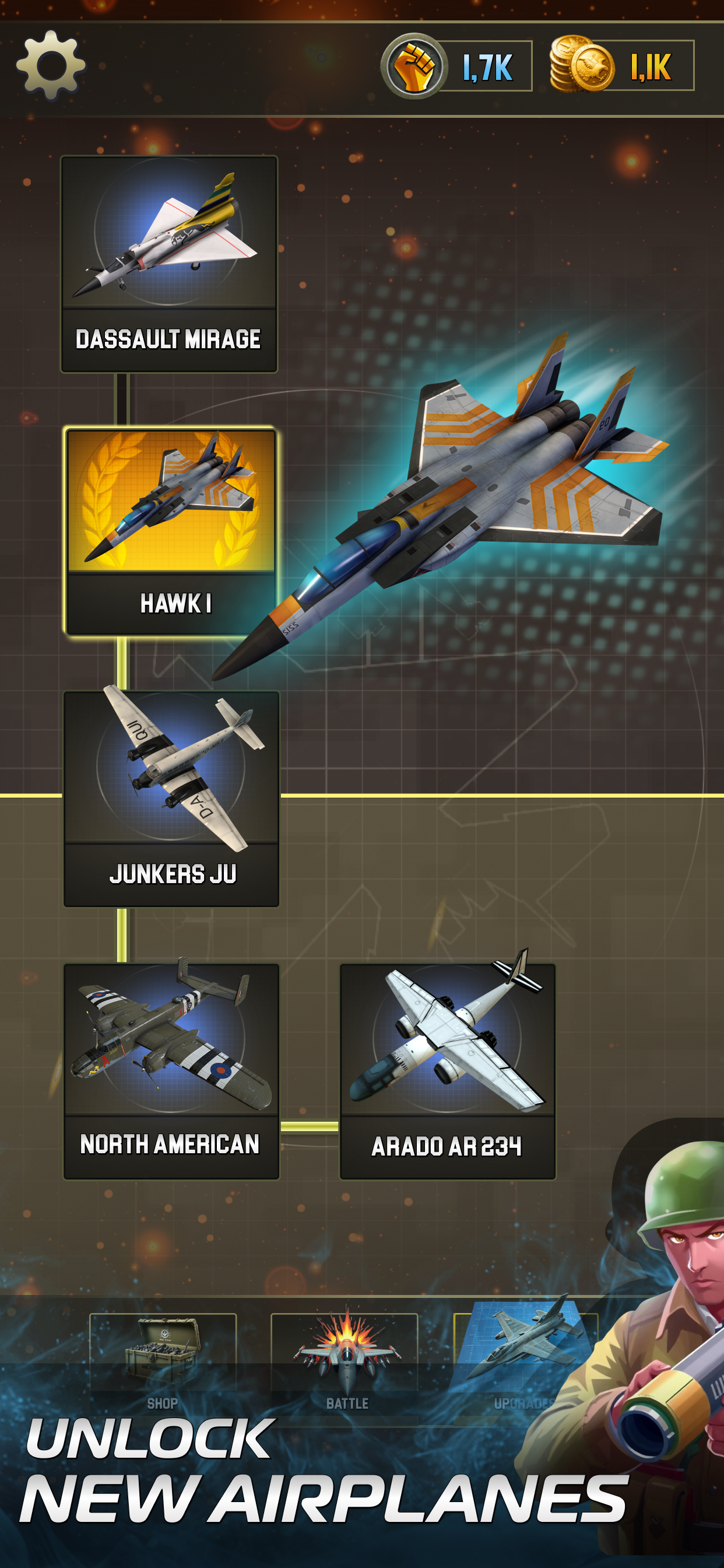 Falcon Warfare: Air Combat! screenshot 6