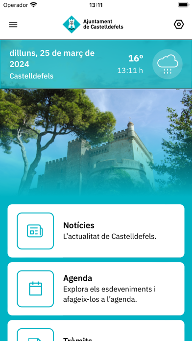 Ajuntament de Castelldefels Screenshot