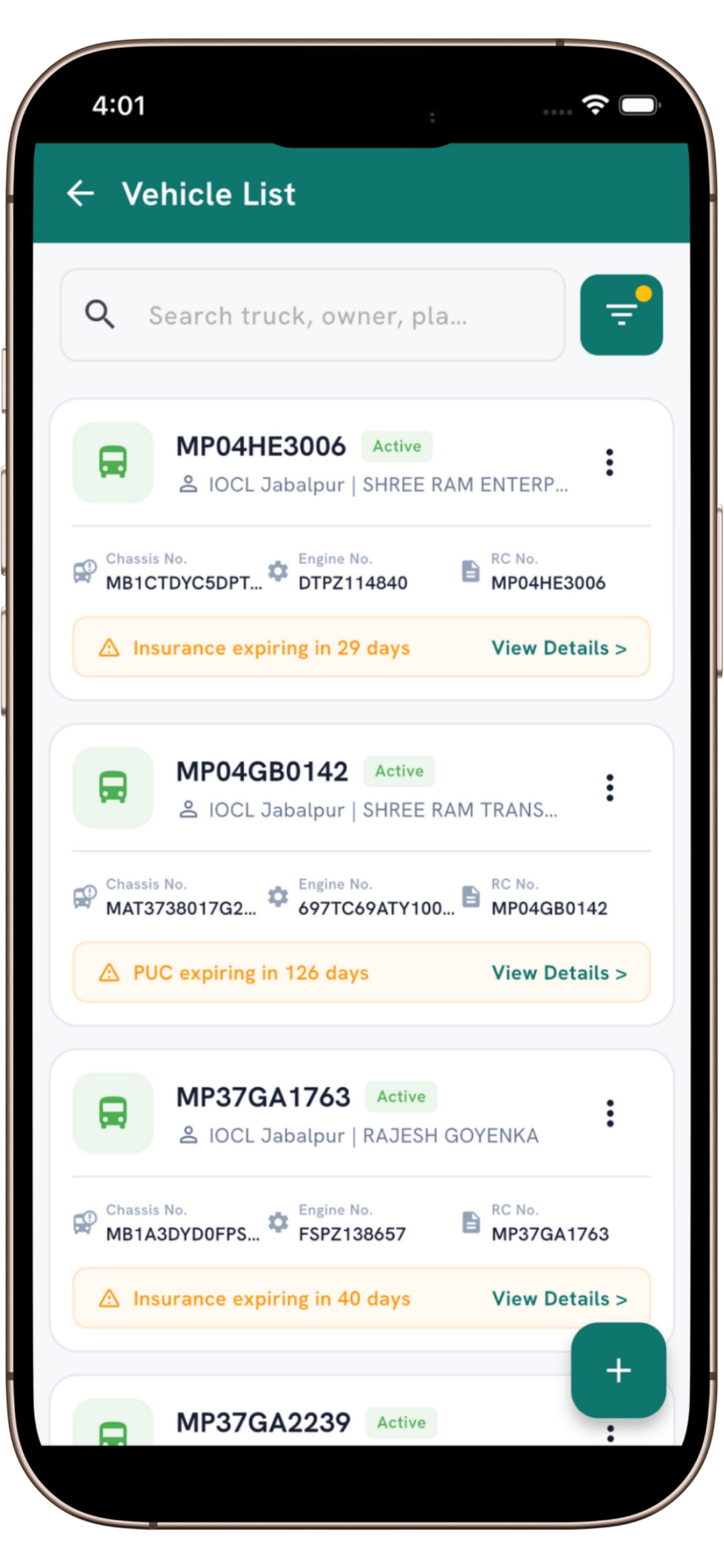 Screenshot 3 of SRT Tracker