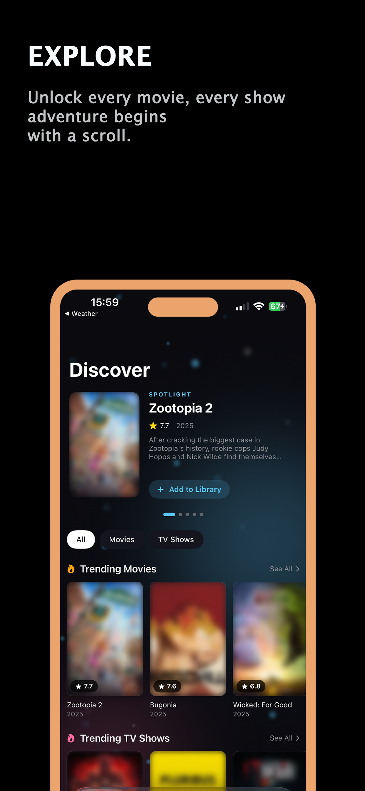 TEO plus Peliculas e series