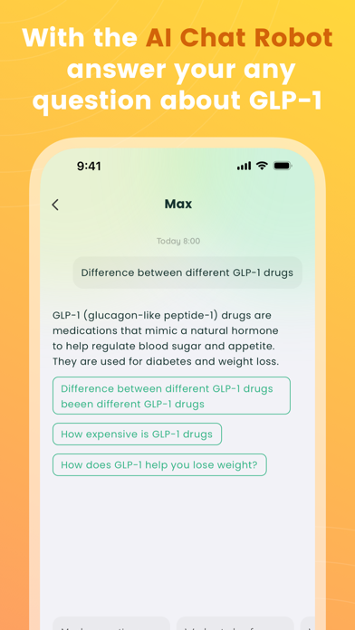 maxbud: GLP-1 AI Tracker Screenshot