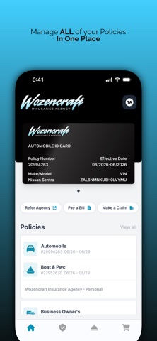 Wozencraft Insurance iPhone screenshot