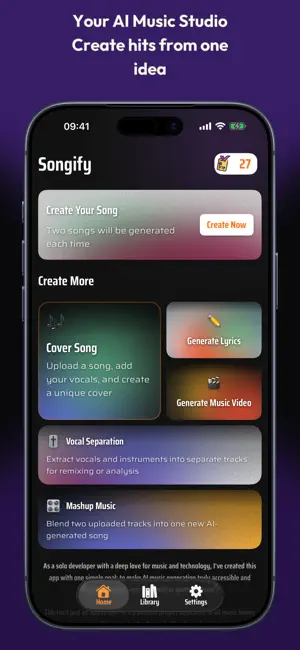 Songify: AI Music Generator screenshot 1