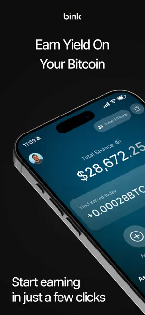 Bink: Bitcoin Wallet & Savings screenshot 1