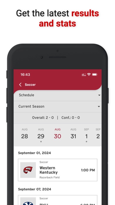 Arkansas Razorbacks Screenshot 4 - AppWisp.com Arkansas Razorbacks Screenshot 4 - AppWisp.com