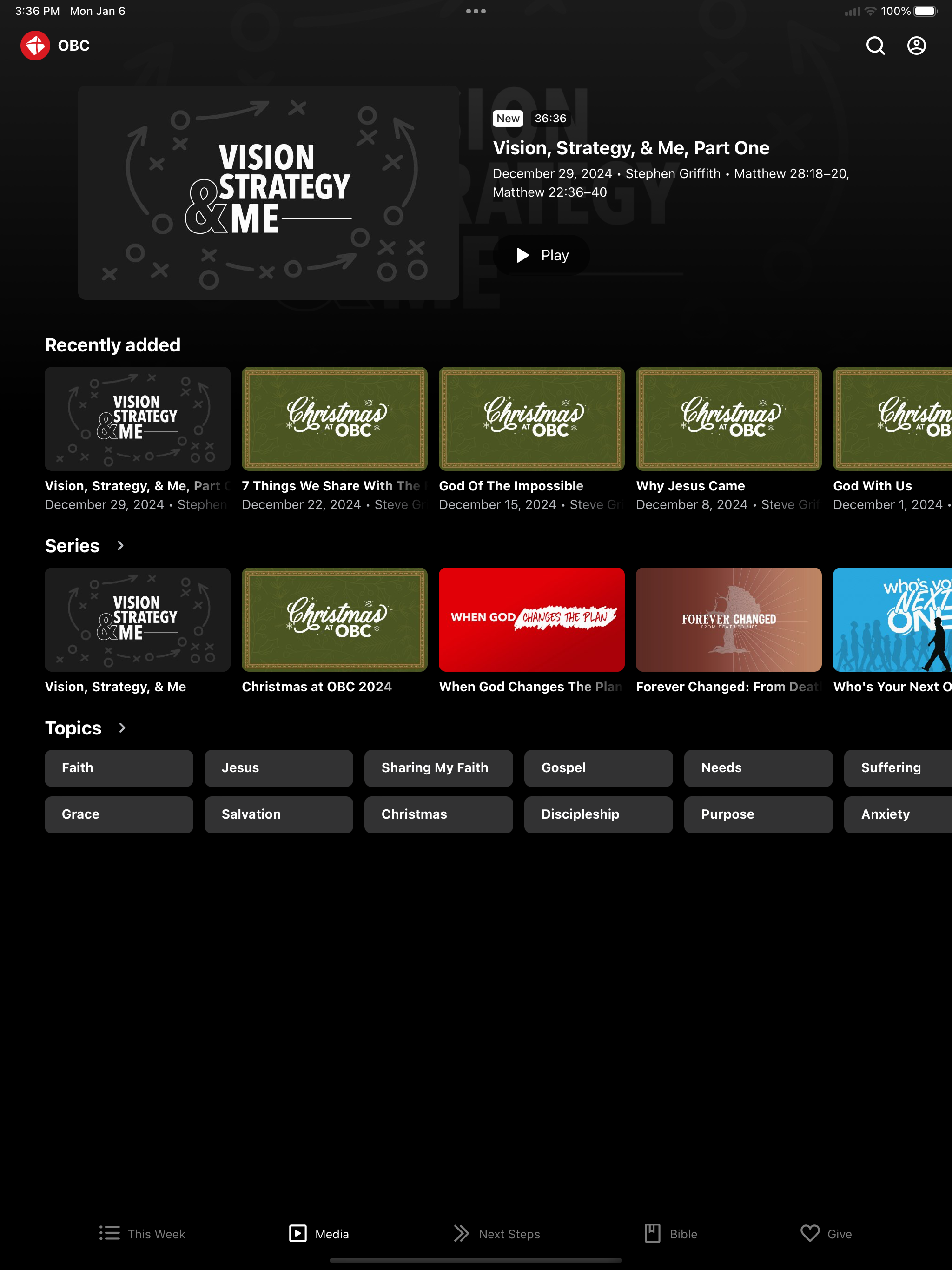 Osborne Baptist Church screenshot 5