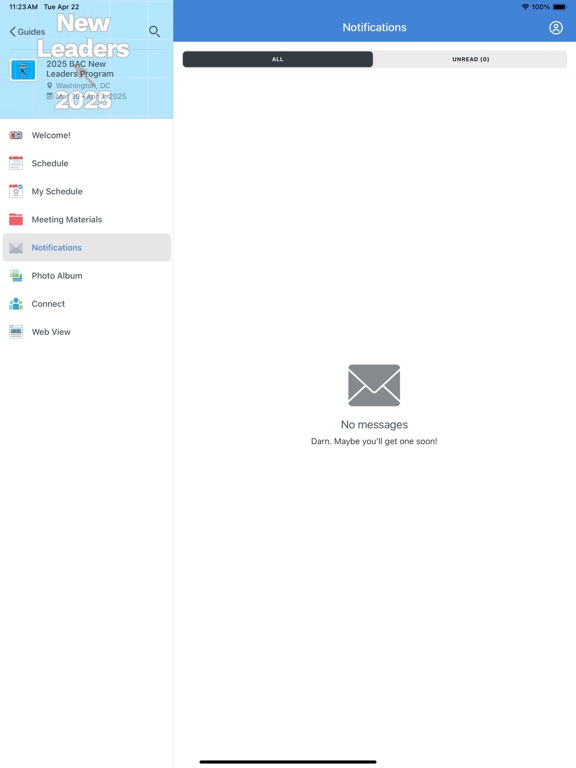 BAC Meetings app screenshot 3