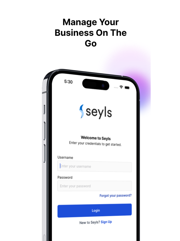 Seyls iPad screenshot 1 - Business app