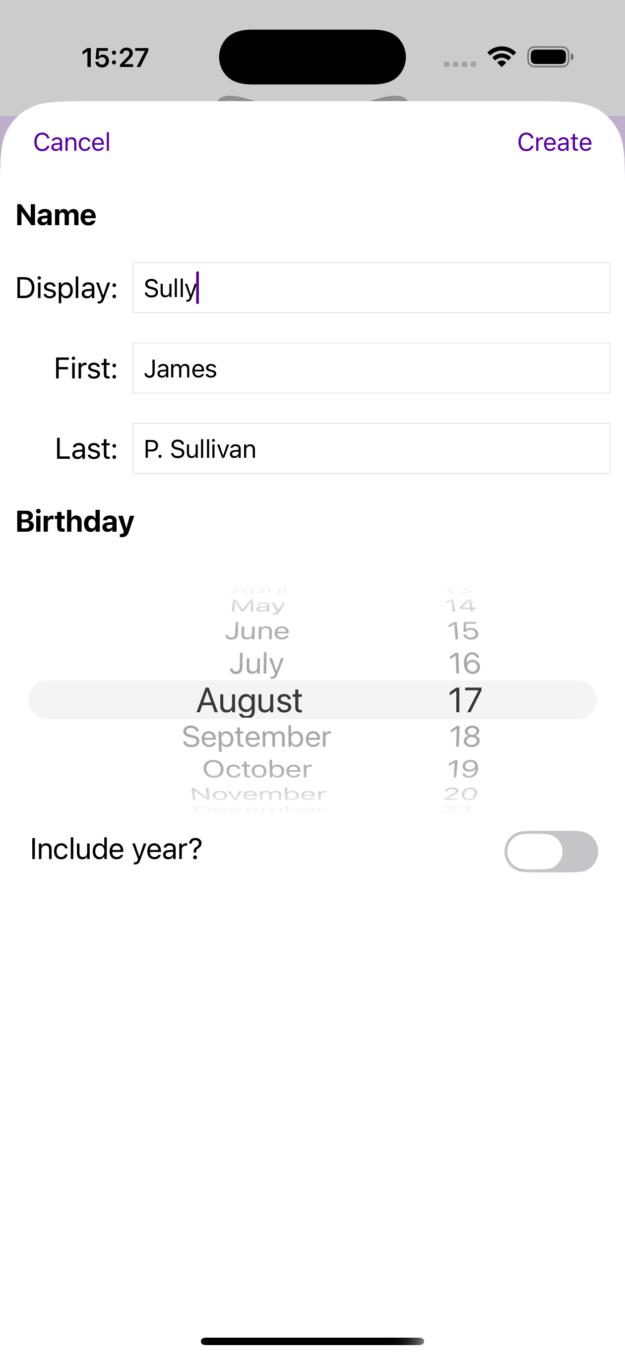 Cumpleaños screenshot 3