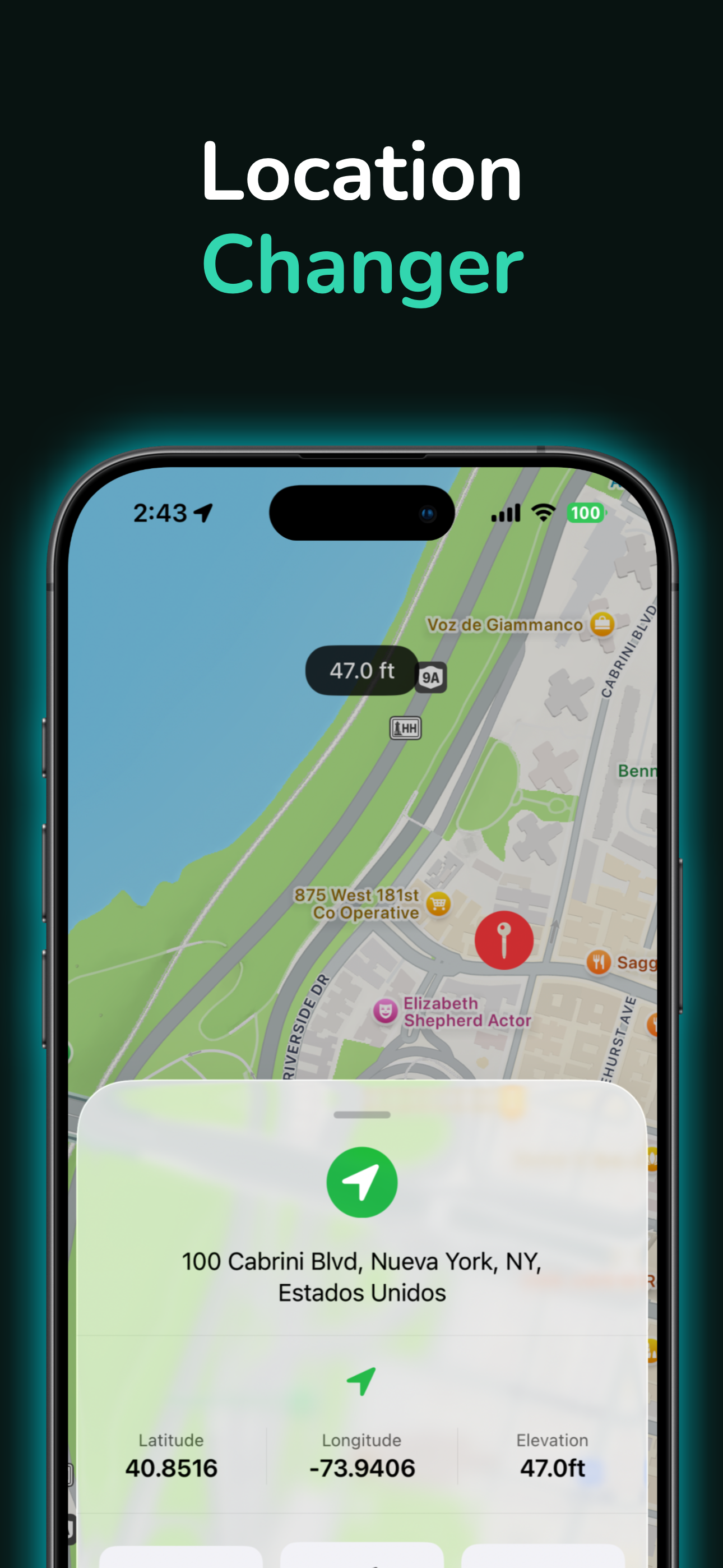 Location Changer - Drop Pin