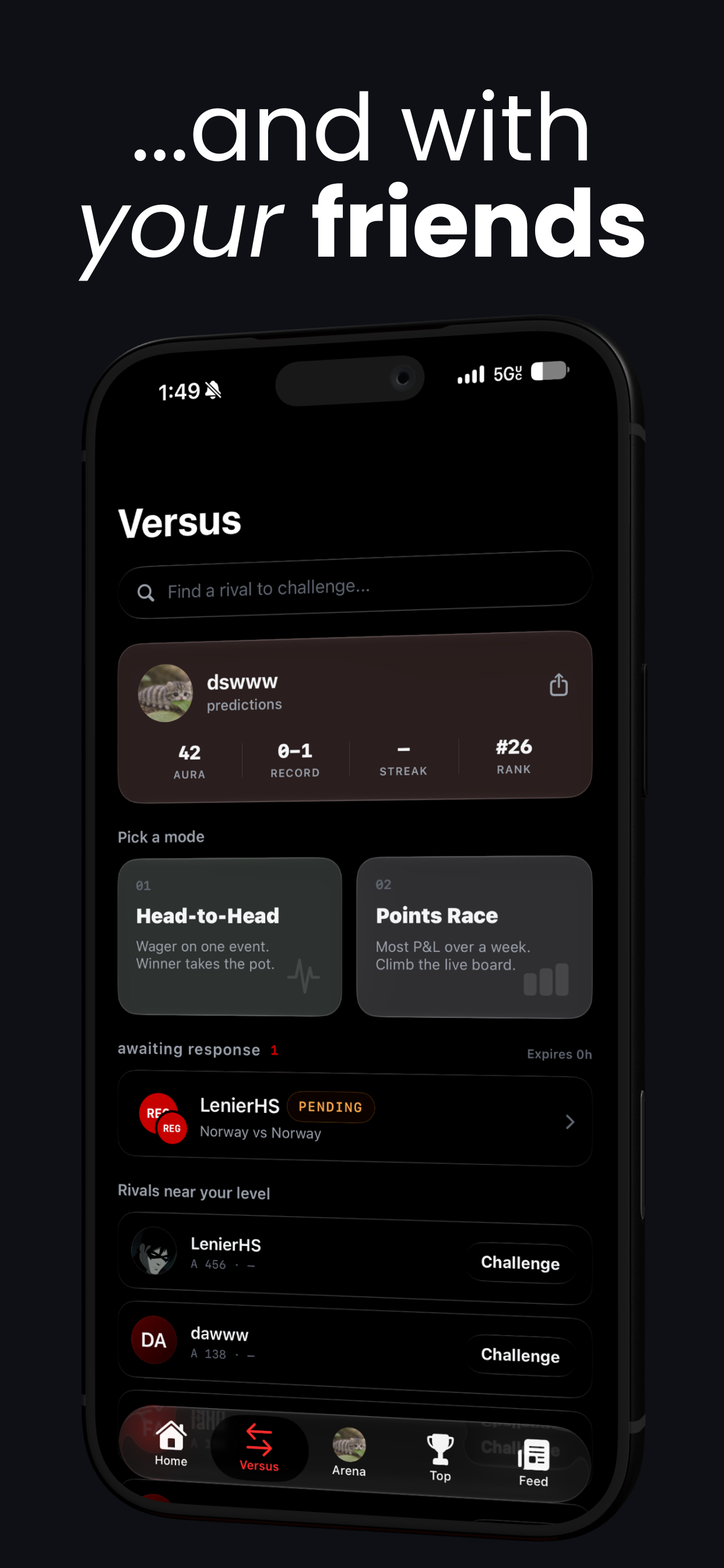 Arena: Paper Trade Sports screenshot 7
