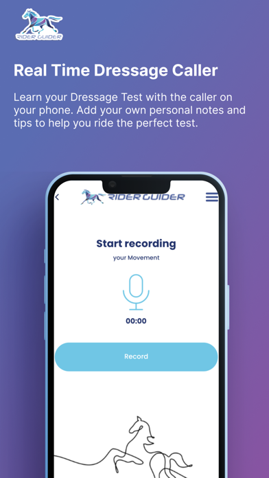 Rider Guider Equestrian App Screenshot
