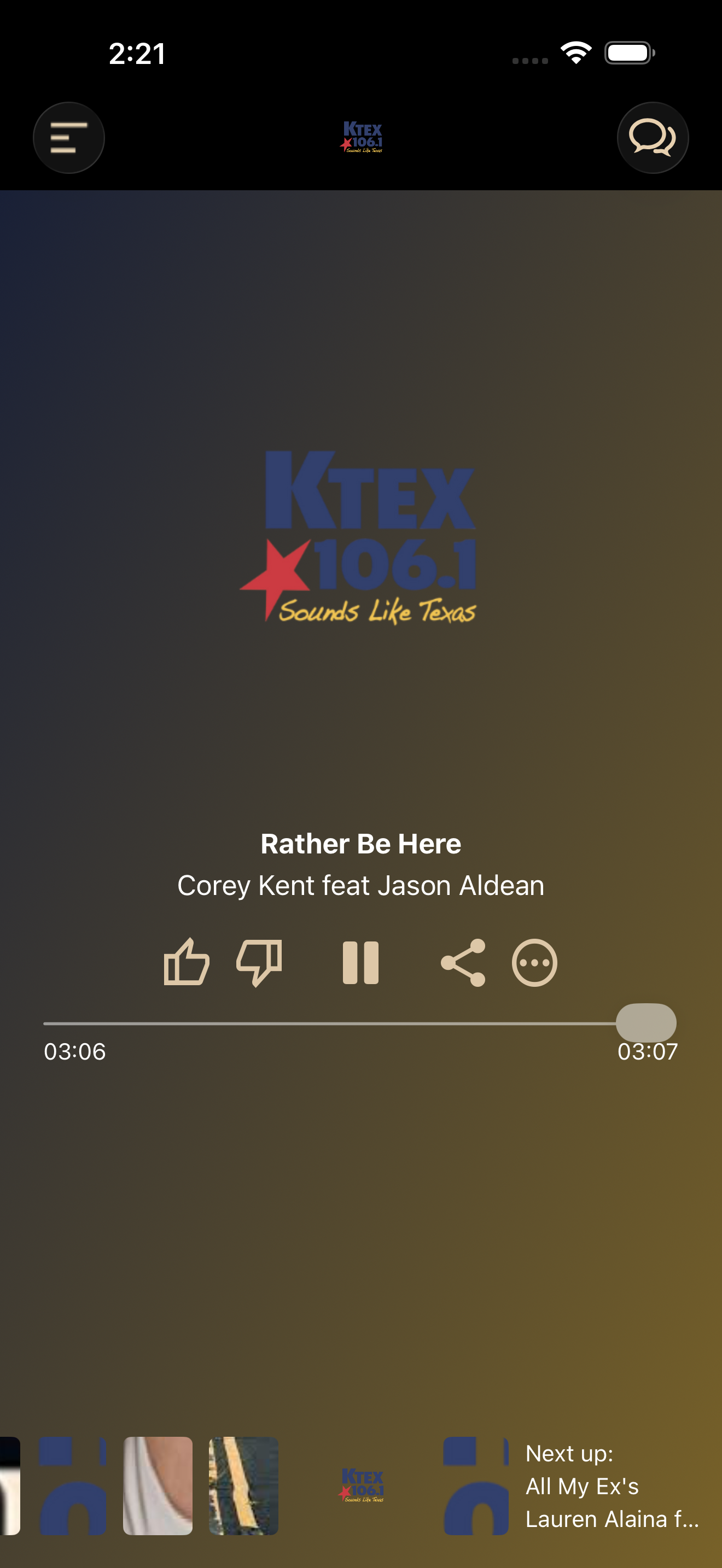 KTEX 106 Radio screenshot 2