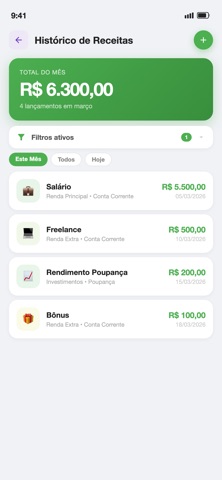 Controle Financeiro JE screenshot