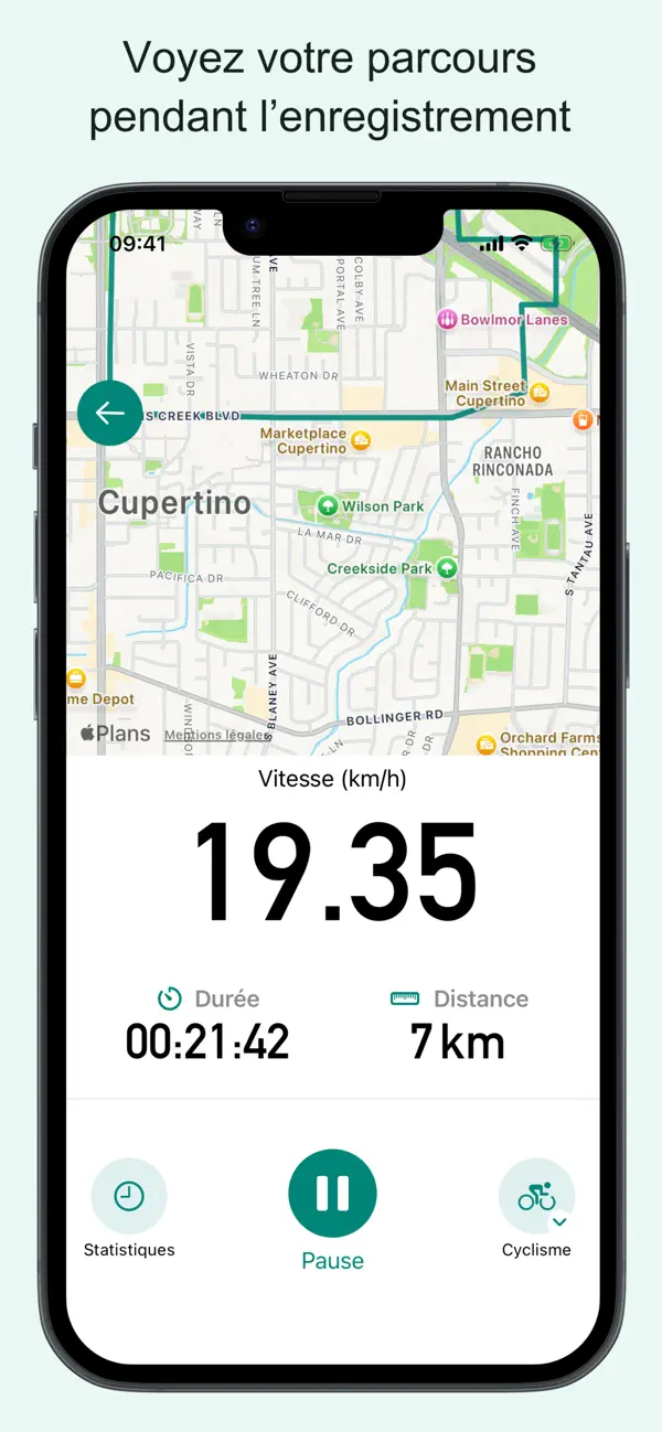 Screenshot #3 pour Suivi d'entraînement GPS
