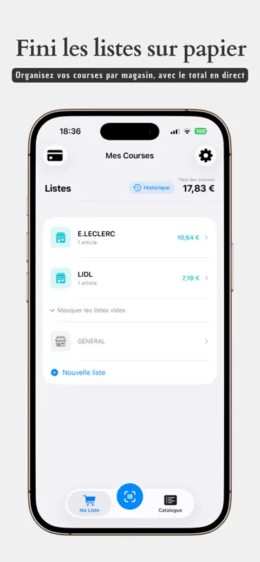 ScanCourses - Liste & Prix screenshot 1 of 6