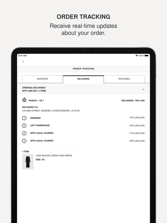 App screenshot