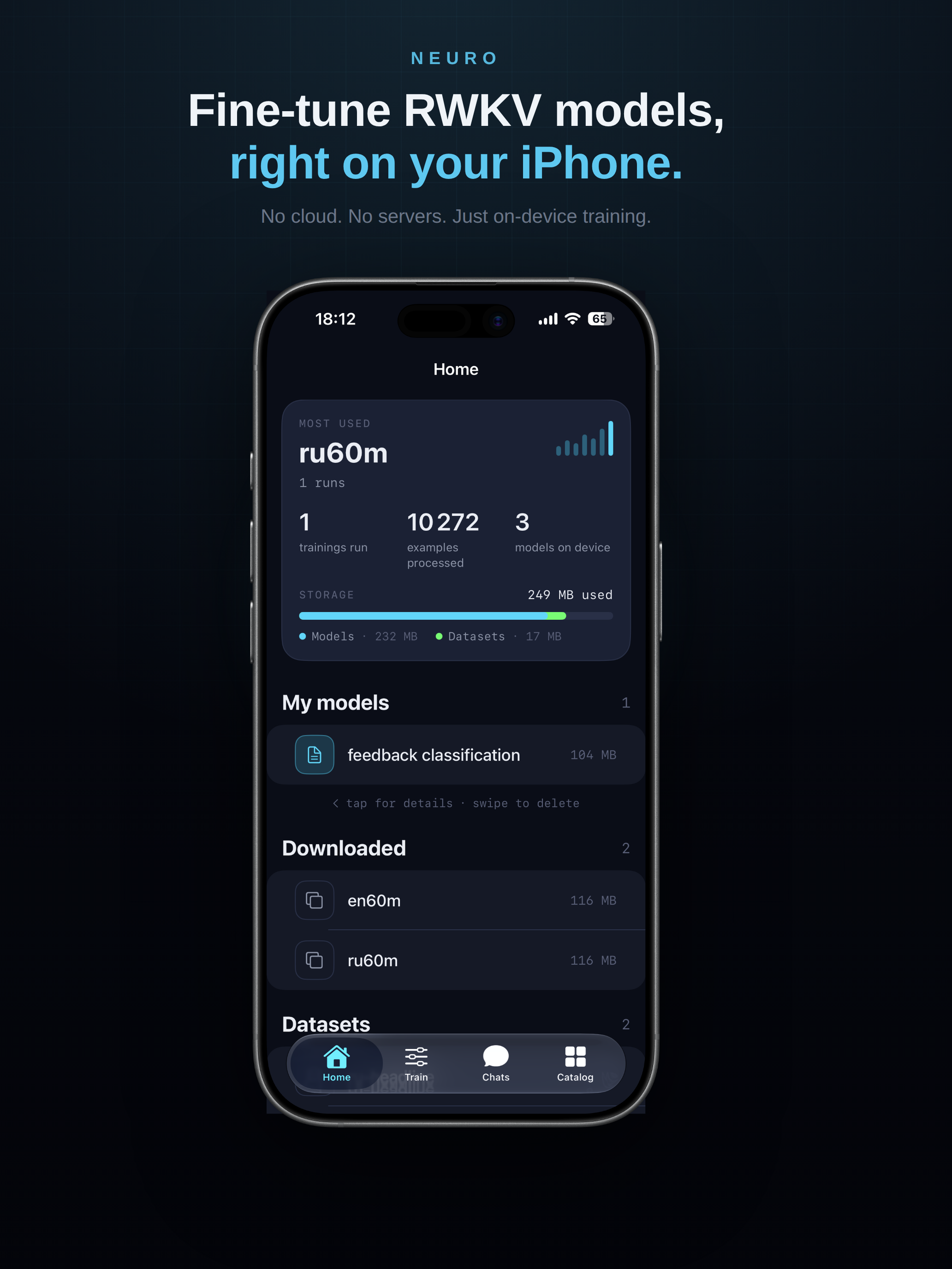 Neuro — Local Fine-Tune screenshot 5