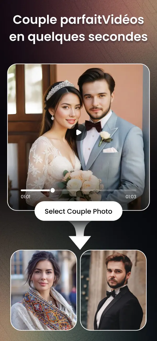 Screenshot #2 pour AI Couple Video & Photo Maker