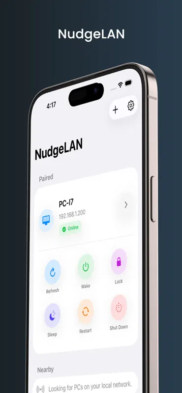 NudgeLAN screenshot 1 of 5