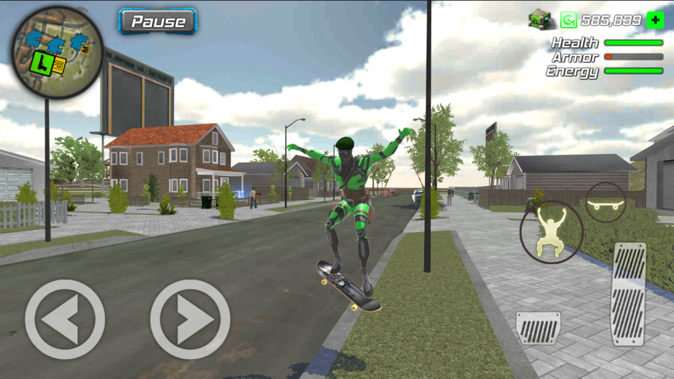 #2. Green Rope Hero Vegas City (iOS) Podle: HGames-ArtWorks s.r.o.