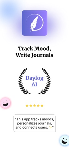 Daily Journal Mood Tracker screenshot