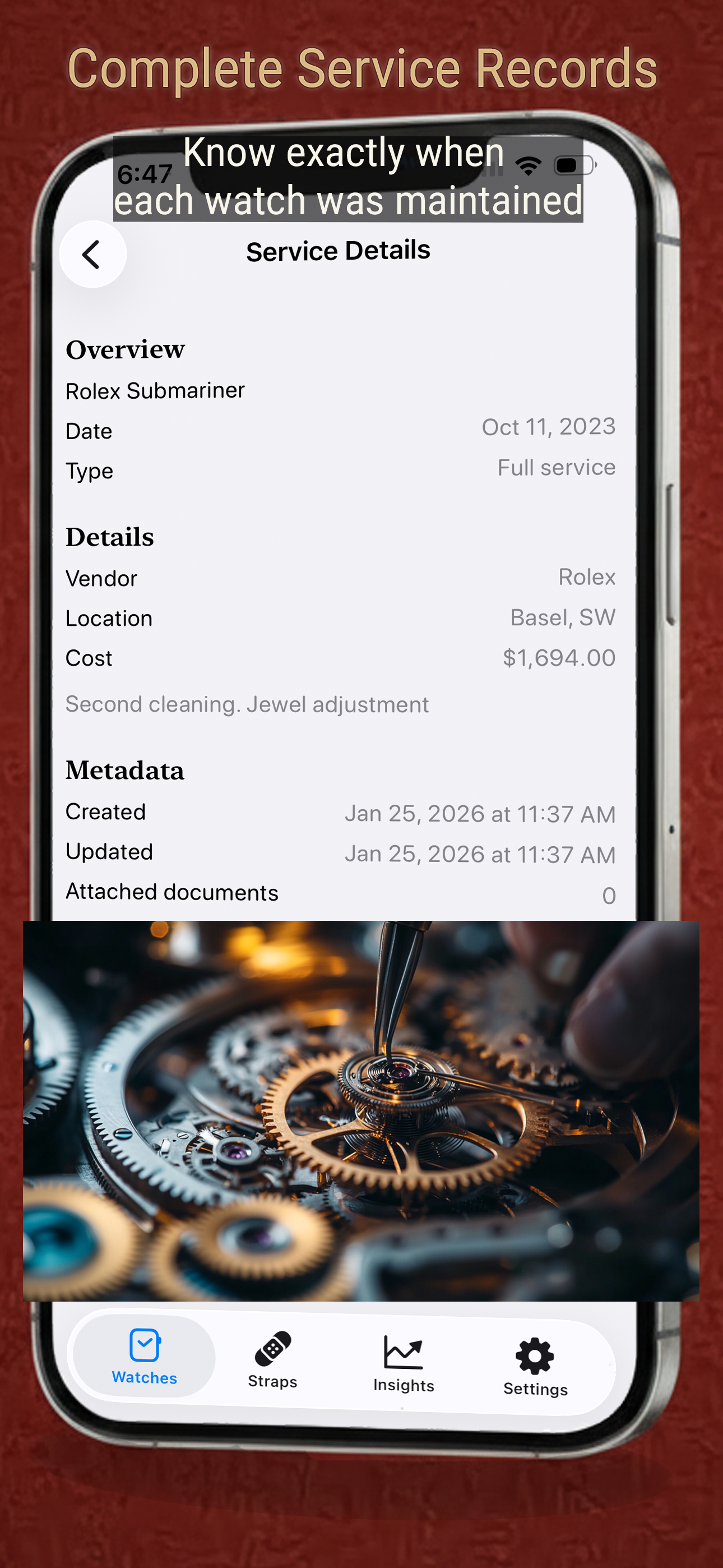 TempusArchive — Watch Tracker